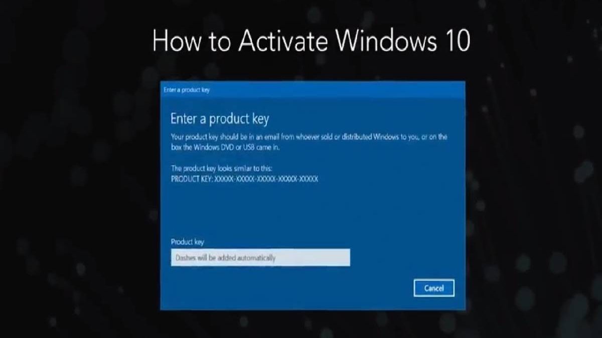 How to Activate Windows 10