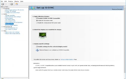 How to Enable G-Sync