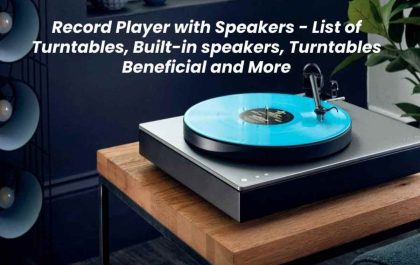 Record Player with Speakers