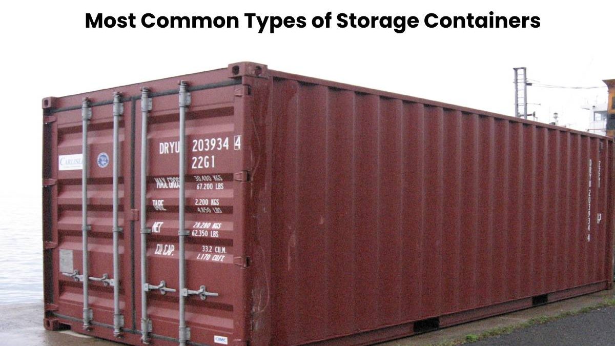 Most Common Types of Storage Containers