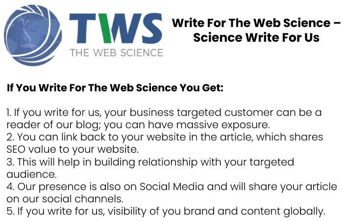Write For The Web Science –  Science Write For Us