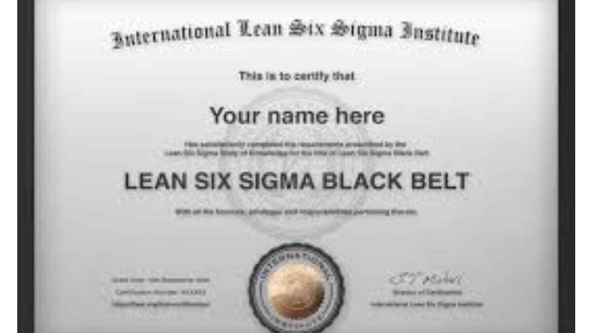 Is a certificate training in lean six sigma worth it?