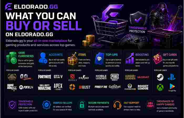 what you can buy or sell on eldorado.gg