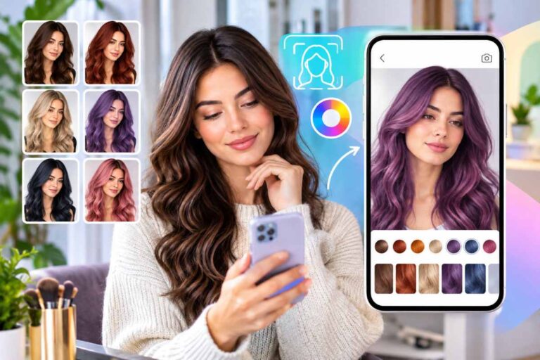 virtual hair color filters
